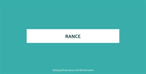 rance|rance definition.